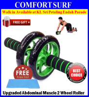 Upgraded 2 Wheels Ab Roller Abdominal Muscle AB Fitness Dual Wheel Strength Trainning
